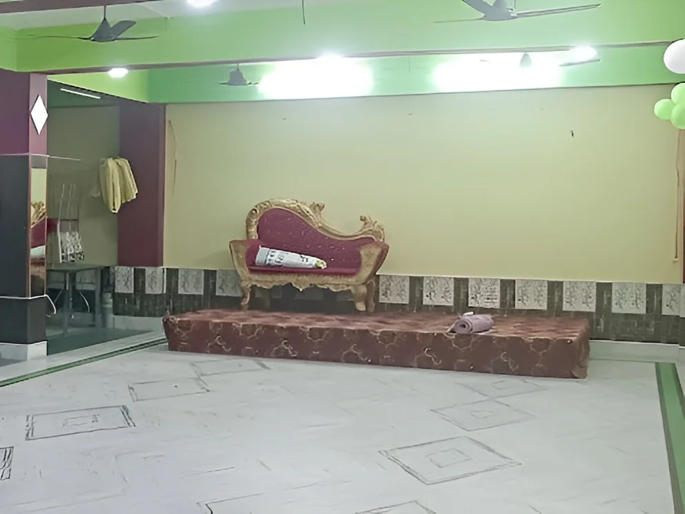 Beautifully decorated traditional wedding rituals mandap zone at ARATI KUNJA